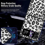 Луксозен Калъф за Samsung Galaxy Z Flip 4, GKK Tempered Leopard Case, Цветен (3)