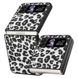 Луксозен Калъф за Samsung Galaxy Z Flip 4, GKK Tempered Leopard Case, Цветен