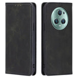 Кожен Калъф с Джобове за Honor Magic 5 Pro, Wallet Book Case, Черен