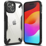 Противоударен Калъф за iPhone 15, Ringke Fusion X Case, Черен (4)