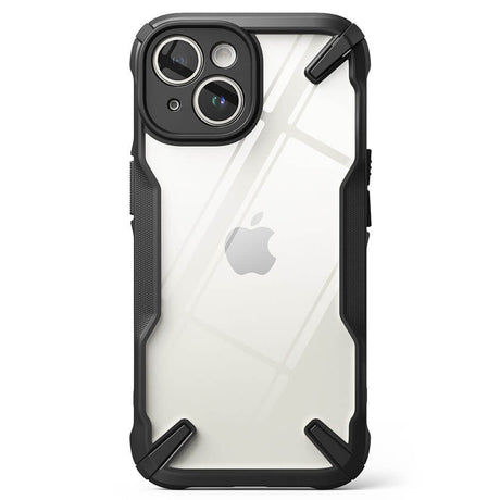 Противоударен Калъф за iPhone 15, Ringke Fusion X Case, Черен (3)