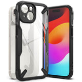 Противоударен Калъф за iPhone 15, Ringke Fusion X Case, Черен (2)