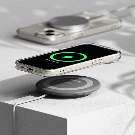Magsafe Калъф за iPhone 15, Ringke Fusion Matte Case, Прозрачен (6)