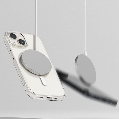 Magsafe Калъф за iPhone 15, Ringke Fusion Matte Case, Прозрачен (5)