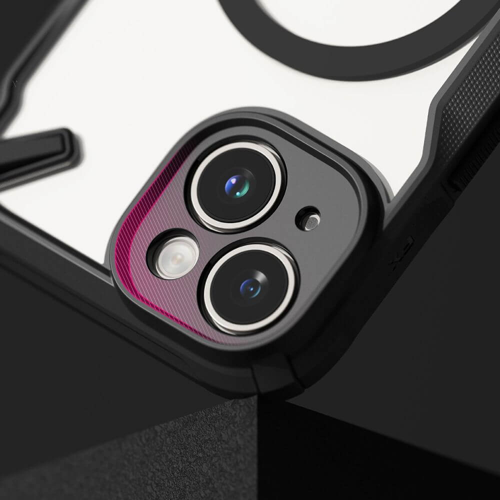 Magsafe Калъф за iPhone 15, Ringke Fusion X Magnetic, Черен (10)