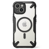 Magsafe Калъф за iPhone 15, Ringke Fusion X Magnetic, Черен (4)