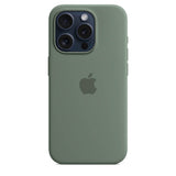 Оригинален Силиконов Калъф за iPhone 15 Pro, Silicone Magsafe Case MT1J3ZM/A, Зелен (2)