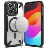 Magsafe Калъф за iPhone 15 Pro, Ringke Fusion X Magnetic, Черен