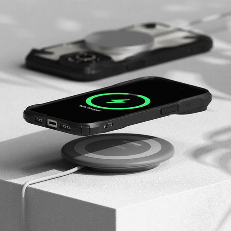 Magsafe Калъф за iPhone 15 Plus, Ringke Fusion X Magnetic, Черен (8)