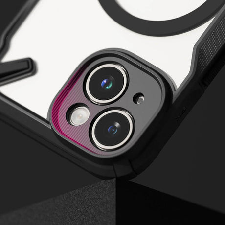 Magsafe Калъф за iPhone 15 Plus, Ringke Fusion X Magnetic, Черен (10)