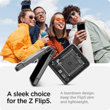 Хибриден Калъф за Samsung Z Flip 5, Spigen Zero One Ultra Hybrid Case, Черен (8)