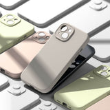 Magsafe Калъф за iPhone 15, Ringke Silicone Magnetic Case, Бежов (8)