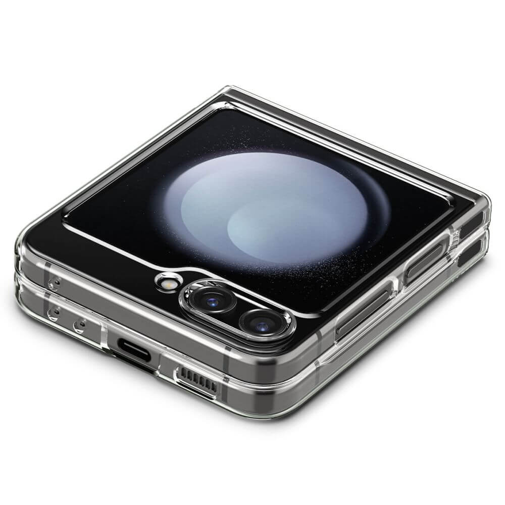 Хибриден Калъф за Samsung Z Flip 5, Spigen Zero One Ultra Hybrid Case, Черен (4)