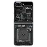 Хибриден Калъф за Samsung Z Flip 5, Spigen Zero One Ultra Hybrid Case, Черен (3)