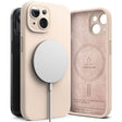Magsafe Калъф за iPhone 15, Ringke Silicone Magnetic Case, Розов