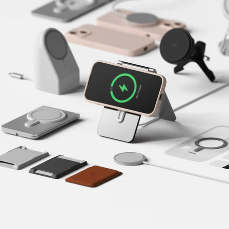 Magsafe Калъф за iPhone 15, Ringke Silicone Magnetic Case, Розов (4)