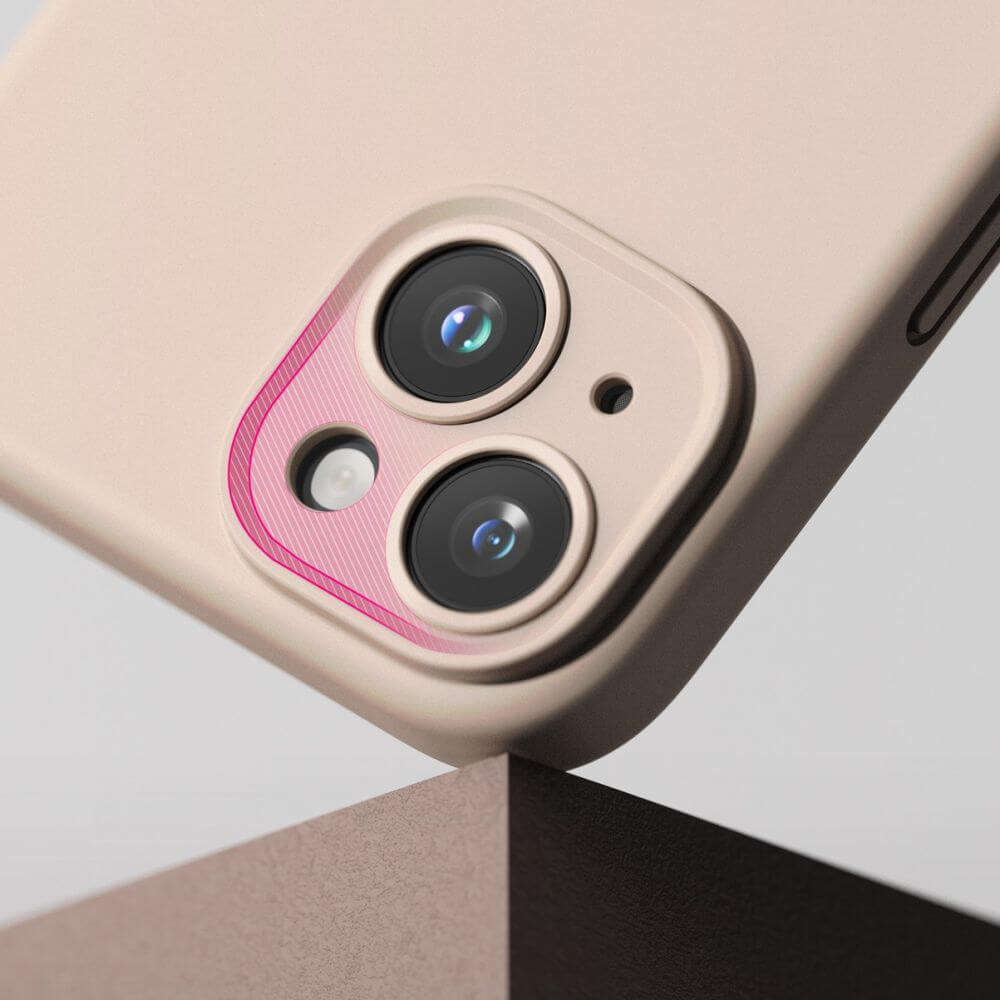 Magsafe Калъф за iPhone 15, Ringke Silicone Magnetic Case, Розов (6)