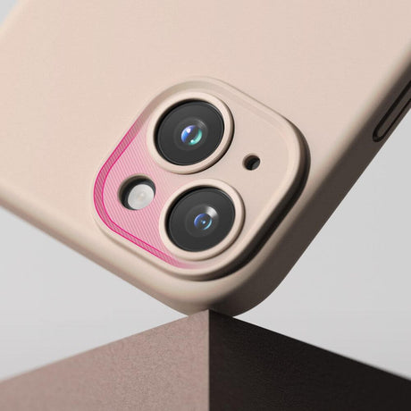 Magsafe Калъф за iPhone 15, Ringke Silicone Magnetic Case, Розов (6)