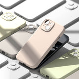 Magsafe Калъф за iPhone 15, Ringke Silicone Magnetic Case, Розов (7)