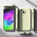 Magsafe Калъф за iPhone 15, Ringke Silicone Magnetic Case, Зелен (5)