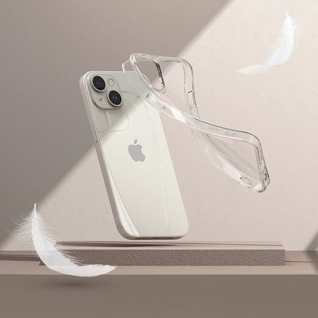 Силиконов Калъф за iPhone 15, Ringke Air Case, Прозрачен (5)