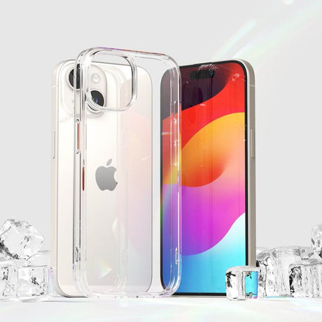 Противоударен Калъф за iPhone 15 Plus, Ringke Fusion Case, Прозрачен (5)