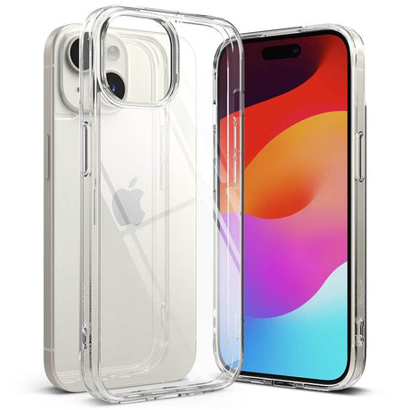 Противоударен Калъф за iPhone 15, Ringke Fusion Case, Прозрачен