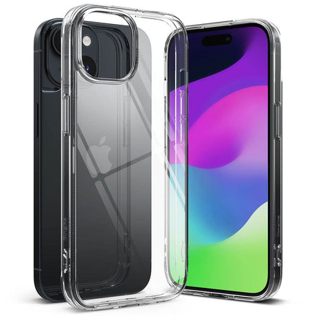 Противоударен Калъф за iPhone 15, Ringke Fusion Case, Прозрачен (3)