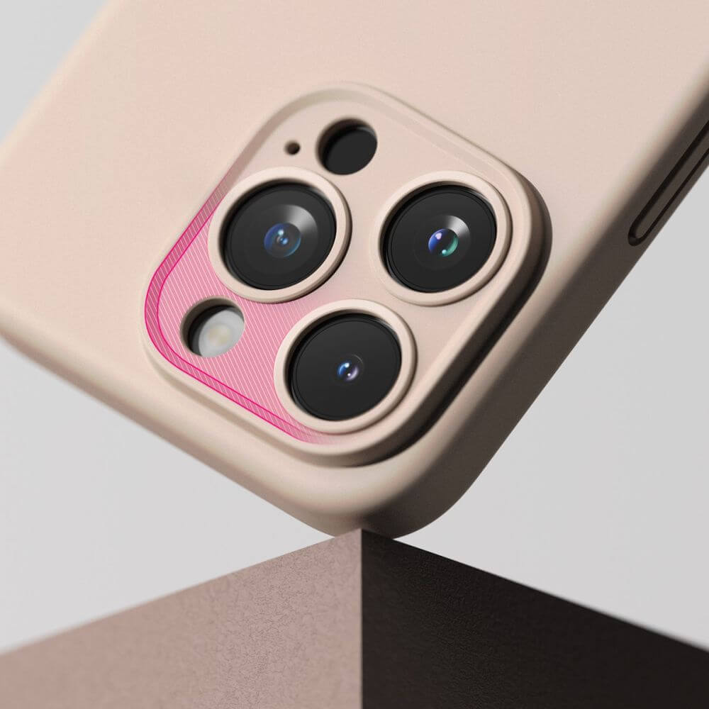 Magsafe Калъф за iPhone 15 Pro, Ringke Silicone Magnetic Case, Розов (5)