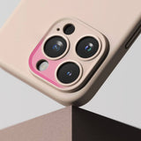 Magsafe Калъф за iPhone 15 Pro, Ringke Silicone Magnetic Case, Розов (5)