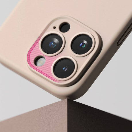 Magsafe Калъф за iPhone 15 Pro, Ringke Silicone Magnetic Case, Розов (5)