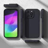 Magsafe Калъф за iPhone 15 Pro, Ringke Silicone Magnetic Case, Син (6)