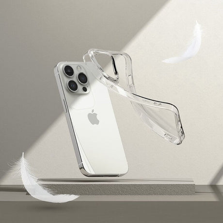 Силиконов Калъф за iPhone 15 Pro, Ringke Air Case, Прозрачен (6)