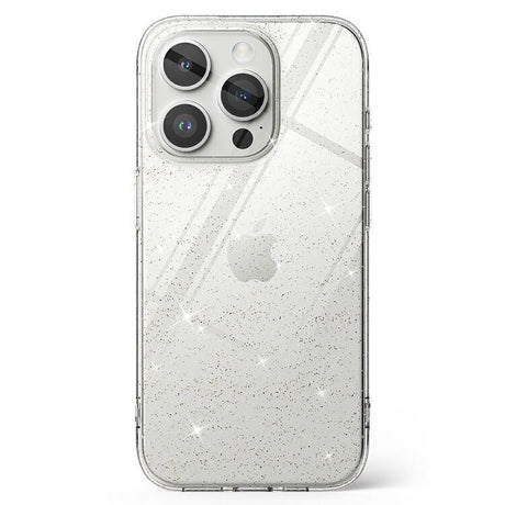 Блестящ Калъф за iPhone 15 Pro, Ringke Air Glitter Case, Прозрачен (2)