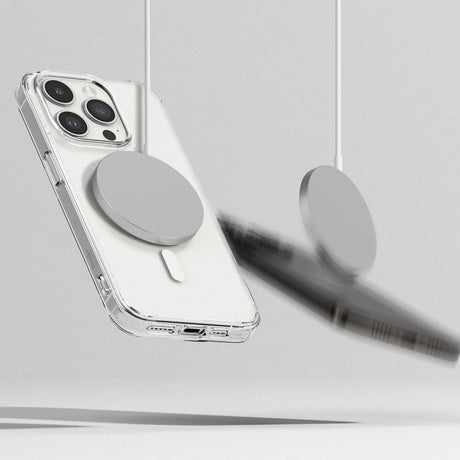 Magsafe Калъф за iPhone 15 Pro Max, Ringke Fusion Matte Case, Прозрачен (3)