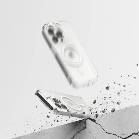 Magsafe Калъф за iPhone 15 Pro, Ringke Fusion Matte Case, Прозрачен (5)