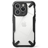 Противоударен Калъф за iPhone 15 Pro, Ringke Fusion X Case, Черен (4)