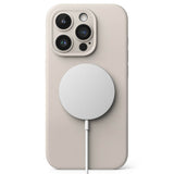 Magsafe Калъф за iPhone 15 Pro Max, Ringke Silicone Magnetic Case, Бежов (2)