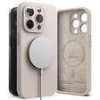 Magsafe Калъф за iPhone 15 Pro Max, Ringke Silicone Magnetic Case, Бежов