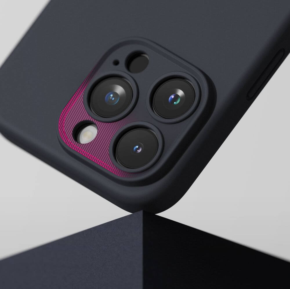Magsafe Калъф за iPhone 15 Pro Max, Ringke Silicone Magnetic Case, Син (5)
