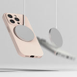 Magsafe Калъф за iPhone 15 Pro Max, Ringke Silicone Magnetic Case, Розов (4)