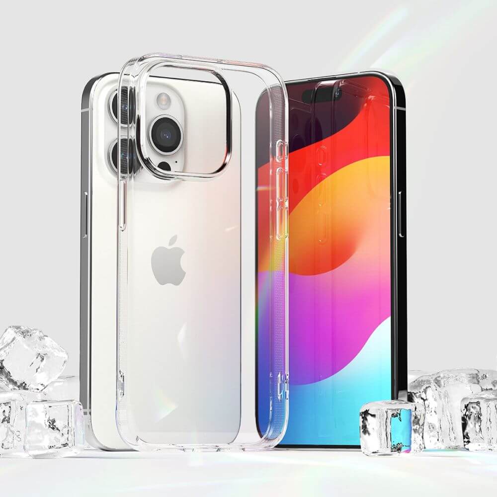 Силиконов Калъф за iPhone 15 Pro Max, Ringke Air Case, Прозрачен (5)