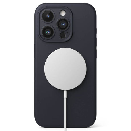 Magsafe Калъф за iPhone 15 Pro Max, Ringke Silicone Magnetic Case, Син (2)