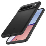 Противоударен Калъф за Google Pixel 8 Pro, Spigen Thin Fit Case, Черен (4)