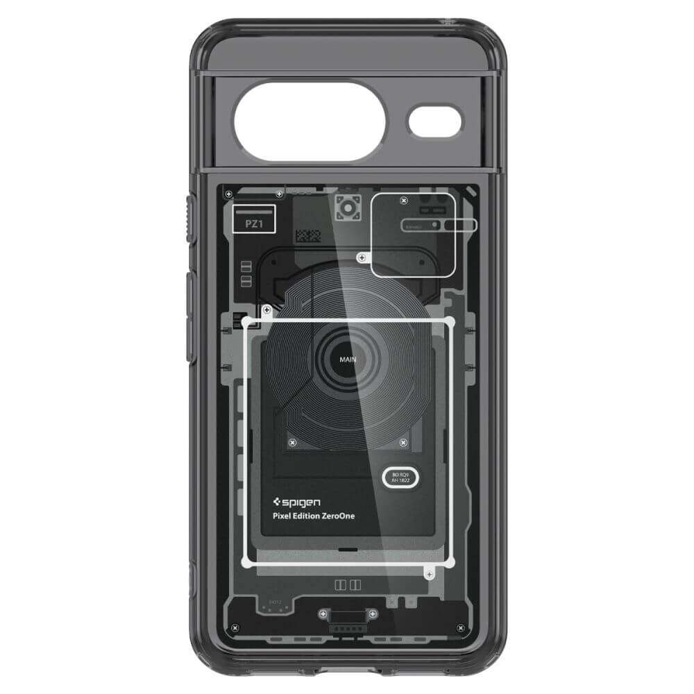 Хибриден Калъф за Google Pixel 8, Spigen Zero One Ultra Hybrid Case, Черен (5)
