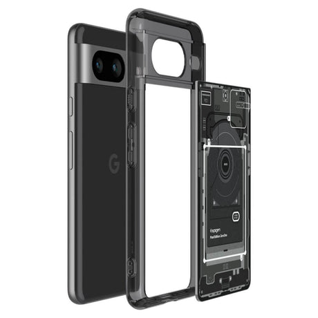 Хибриден Калъф за Google Pixel 8, Spigen Zero One Ultra Hybrid Case, Черен (6)