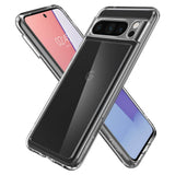 Противоударен Калъф за Google Pixel 8 Pro, Spigen Ultra Hybrid Case, Прозрачен (6)