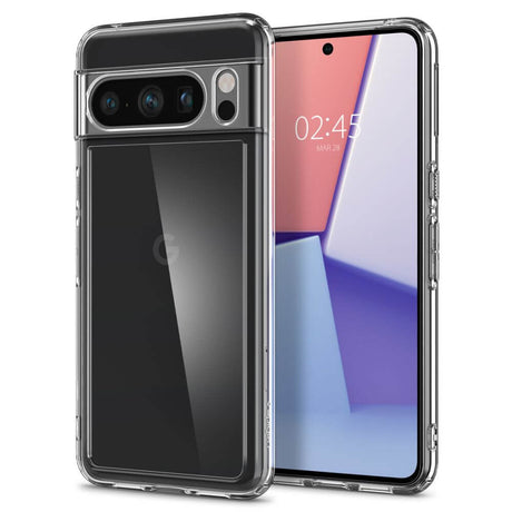 Противоударен Калъф за Google Pixel 8 Pro, Spigen Ultra Hybrid Case, Прозрачен