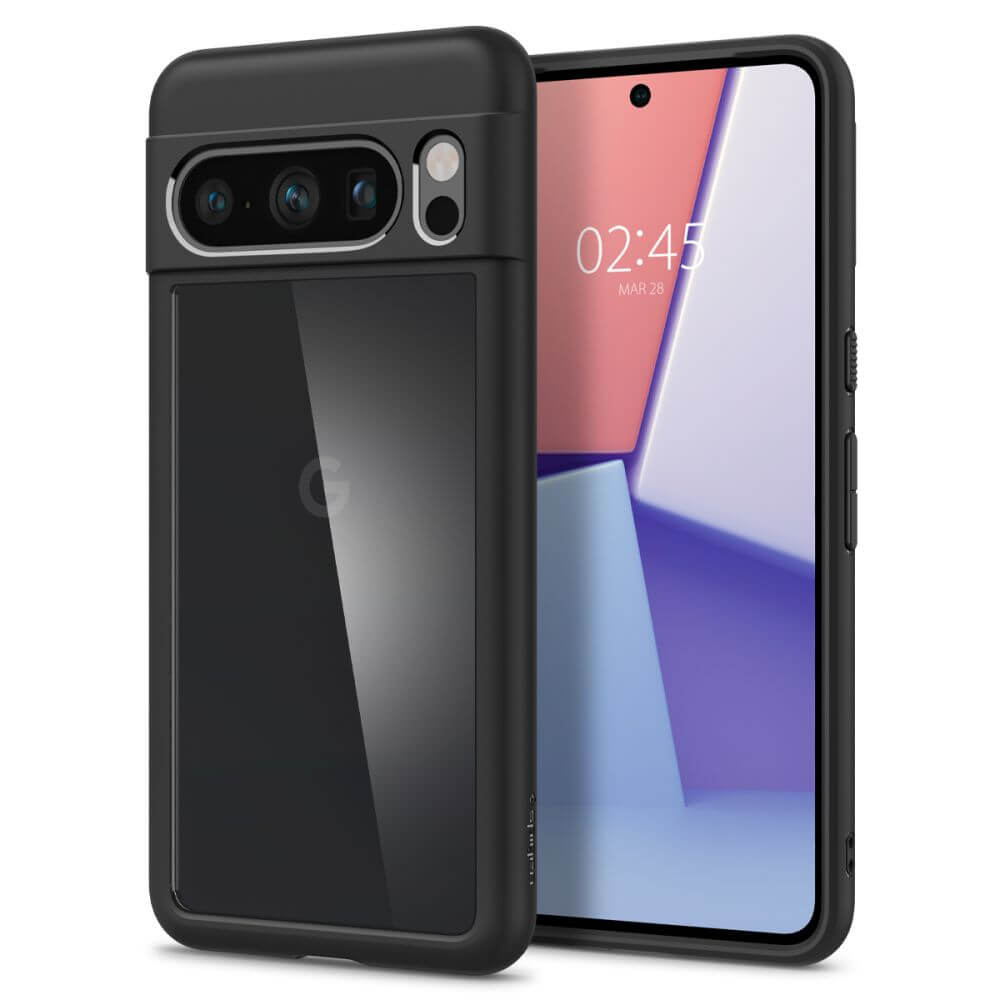 Противоударен Калъф за Google Pixel 8 Pro, Spigen Ultra Hybrid Case, Черен