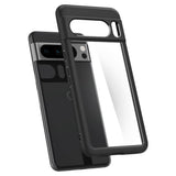 Противоударен Калъф за Google Pixel 8 Pro, Spigen Ultra Hybrid Case, Черен (5)